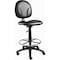Boss B1690 Drafting Stool, Black Seat, Black Back, 25" W 25" L 49-1/2" H, Armless, Vinyl Seat B1690-CS - alternate 1