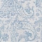 Homeroots 8' X 10' Sky Blue Denim Blue And Ivory Paisley Washable Indoor Outdoor Area Rug 588663 - alternate 5