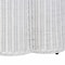 Bali & Pari Palm Bohemian White Scalloped Rattan End Table 256-14101-ZORO - alternate 5