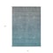 Homeroots 8' X 10' Teal Blue Gray And Charcoal Ombre Washable Indoor Outdoor Area Rug 588579 - alternate 5