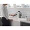 Delta Daneri Single Handle Pull-Out Kitchen Faucet Matte Black 16879-BL-DST - alternate 3