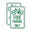 Signmission Fixie Parking Only Sign, 12'' X 18'' 2 Signs, Heavy Gauge Aluminum, 2PK A-1218-2PACK-23965 - alternate 1