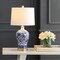 Jonathan Y Jennifer 25.75" Ceramic/Metal LED Table Lamp, Blue/White, 2PK JYL1073A-SET2 - alternate 5