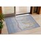 Homeroots 3' X 5' Blue And Gold Nautical Washable Indoor Outdoor Area Rug 631029 - alternate 1
