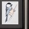 Homeroots 10" X 12" Brushed Silver Frame Bird On Branch, Set Of 2, 2PK 365116 - alternate 2
