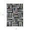 Homeroots 9' X 12' Black Gray And Ivory Geometric Washable Indoor Outdoor Area Rug 598242 - alternate 5