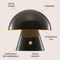 Jonathan Y Porcini 7" Contemporary Bohemian Rechargeable/Cordless Iron Integrated Portable LED Mushroom Table L JYL7116A - alternate 8