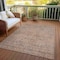 Homeroots 10' X 14' Brown Geometric Washable Indoor Outdoor Area Rug 607487 - alternate 6