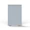 Ghent Floor Partition, Aluminum Frame with Silver Vinyl Panel, 72''H x 48''W MP7248-8F - alternate 4