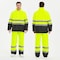 Protectx Safety Rain Jacket and Pant Suits, Polyester, Class Class 2 Neon Green, S ST-RS150D-GNBK-S-01 - alternate 4