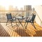 Unbranded 3-Piece Black Steel & Sling Bistro Set S13-S3649 Set - alternate 6