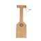 Picnic Time Family Of Brands Hardwood BBQ Grill Scraper with Bottle Opener, Parawood 871-00-505-000-0 - alternate 4
