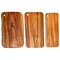 Homeroots Natural Rounded Rectangle Narrow Anti-Bacterial Cutting Board 469160 - alternate 1