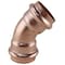 Apollo Elbow, 1 in, Press Fit, 45 deg Angle, Copper, 300 psi Pressure XPRE145 - alternate 2