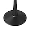 Leisuremod Bristol 5-Piece Modern Dining Set: Round MDF Table & 4 Eiffel Plastic Chairs with Chrome Legs, 5PK BTBL-35BL-CR19CL4 - alternate 5