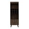 Homeroots 24in Walnut Wood Bar Cabinet With Two Doors 478383 - alternate 1