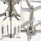 Jonathan Y Plains 12" 4-Light Modern Farmhouse Metal Open-Frame Pagoda LED Semi Flush Mount Mini Lantern, Nickel JYL7610D - alternate 6