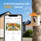 Simple Deluxe Smart Bird Feeder with Camera Solar Powered Bird Feeder with Camera HD 1080P, AI Identify Bird Spec LGBIRDFEEDCAMORG - alternate 4