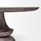 Homeroots 60" Gray Rounded Solid Wood Pedestal Base Dining Table 380457 - alternate 3