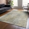 Homeroots 3' X 5' Taupe Beige And Brown Abstract Washable Indoor Outdoor Area Rug 588438 - alternate 5