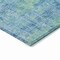 Homeroots 8' Blue Round Abstract Washable Indoor Outdoor Area Rug 607862 - alternate 4