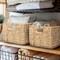 Happimess Leif Rustic Minimalist Hand-Woven Hyacinth Nesting Baskets with Handles, Natural (Set of 2), 2PK BSK1008A-2SET - alternate 1