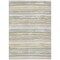 Homeroots 10' X 14' Ivory Beige And Green Striped Washable Indoor Outdoor Area Rug 598907 - alternate 8