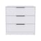 Homeroots 28" White Three Drawer Dresser 544002 - alternate 1