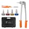 Vevor PEX Pipe Expander Tool for 3/8 in, 1/2 in 3/4 in 1 in PEX Pipes 4 Expanding Heads CT-100A-PEX - alternate 1