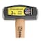 Collins Axe Collins 3 lb Steel Drilling Hammer 10 in. Hickory Handle DHT-3H-C/32494 - alternate 2