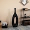 Uniquewise 36-Inch Frosted Black Fiberglass Tall Floor Vase - Decorative Vase for Modern Home Decor QI004676.M - alternate 7