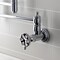 Kingston Brass Wall Mount Pot Filler Faucet, Polished Chrome KS3101RX - alternate 4