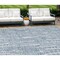 Homeroots 10' X 14' Blue And Ivory Abstract Washable Indoor Outdoor Area Rug 588509 - alternate 1
