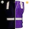 Dome75 Hi-Vis Safety Vest LG/XL Class Non-ANSI/Enhanced Visibility , Zipper 2 Pockets, 1 Mic Tab DV1281 - alternate 3