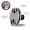 Performance Tool 2 Pin Caliper Tool, Disc Brake Piston Tool, 3/8 in. Drive Ratchet W80627 - alternate 4