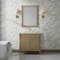 James Martin Vanities Kinnsden 36" Single Vanity, Weathered Oak w/ 3 CM Siberian Silestone Top D680-V36-WTO-3SFR - alternate 4