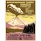 Homeroots 24" X 32" Lassen Volcanic National Park Vintage Travel Poster Wall Art 394301 - alternate 1