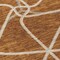 Homeroots 8' Orange And Ivory Round Geometric Washable Indoor Outdoor Area Rug 612895 - alternate 6