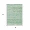 Homeroots 8' X 10' Artichoke Green And Beige Trellis Washable Indoor Outdoor Area Rug 616481 - alternate 4