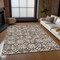 Homeroots 10' X 14' Brown Gray And Beige Floral Washable Indoor Outdoor Area Rug 595936 - alternate 4