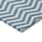 Homeroots 5' X 8' Teal Blue And Ivory Chevron Washable Indoor Outdoor Area Rug 595356 - alternate 5