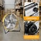 Edendirect 20in Heavy Duty Shroud Fan, Yellow, IP 44, Enclosed 1/4, High Velocity Air Circulator IR-FAN7805 - alternate 5