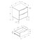 Monarch Specialties Accent Table, Side Table, Storage Drawer, Nightstand, Bedroom, Living Room, Taupe, Contemporary I 3693 - alternate 2