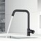 Vigo Cass Industrial Single Handle Kitchen Bar Faucet in Matte Black VG02040MB - alternate 4