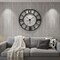 Homeroots 54" Round Xl Industrial Style Wall Clock With Open Face Desing 376239 - alternate 6