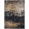 Homeroots 10' X 14' Charcoal Tan And Beige Abstract Washable Indoor Outdoor Area Rug 606097 - alternate 6