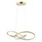 Jonathan Y Alexia 25" Abstract Integrated LED Metal Adjustable Pendant, Gold Painting JYL7219B - alternate 6