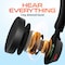 Delton MS Teams Noise-Canceling On-Ear Computer Headset with 3-Mics, USB Type-A & Type C, Black 62Y - alternate 6
