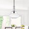 Jonathan Y Bettina 13.37" Glass/Metal LED Pendant, Oil Rubbed Bronze/Clear JYL6402B - alternate 6