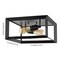 Jonathan Y Marfa Square 13" 2-Light Iron Modern Farmhouse LED Flush Mount, Oil Rubbed Bronze JYL7563A - alternate 4